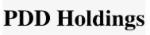 Cours PDD Holdings Inc.