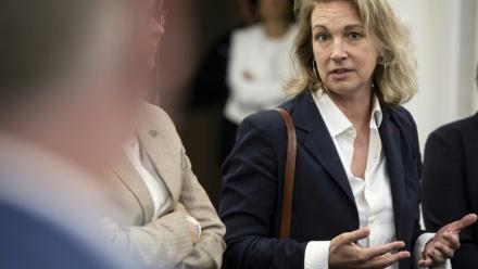 La secrétaire générale de la CFDT Marylise Léon, à Strasbourg, le 10 juin 2026