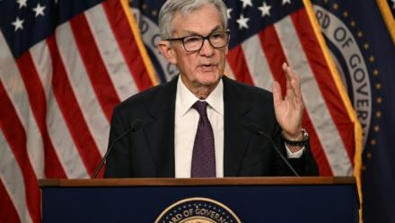 Le président de la Fed, Jerome Powell, le 18 mars 2026 à Washington