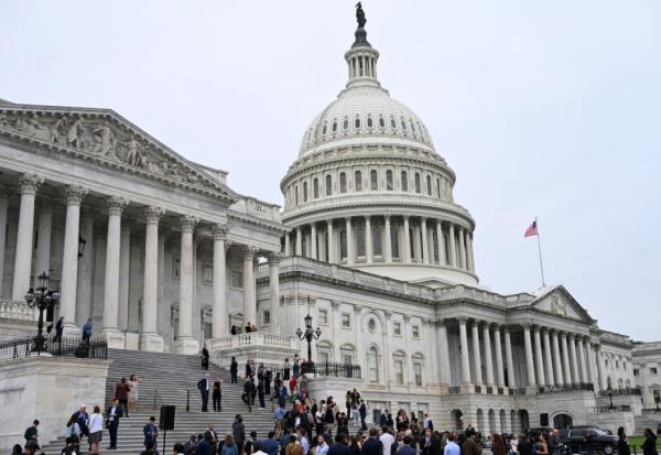 Le Capitole, siège du Congrès américain, à Washington, aux Etats-Unis, le 30 septembre 2025