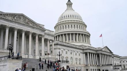 Le Capitole, siège du Congrès américain, à Washington, aux Etats-Unis, le 30 septembre 2025