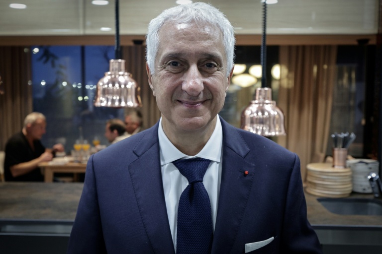 Stéphane Layani PDG du Marché international de Rungis, à Rungis dans le Val-de-Marne au sud de Paris, le 10 décembre 2025.