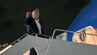 Donald Trump avant de s'envoler pour un G7 en France, le 15 juin 2026