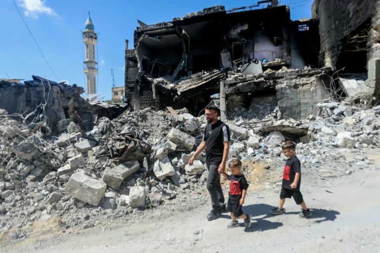 Dans le village de Nabatieh, dans le sud du Liban, le 18 juin 2026