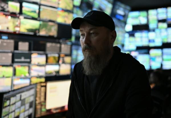 Robert Brovdi en mai 2026 dans un poste de commandement en un lieu tenu secret d'Ukraine 
