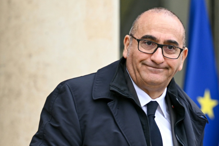 Le ministre de l'Intérieur Laurent Nuñez à la sortie de l'Elysée, le 10 décembre 2025 à Paris
