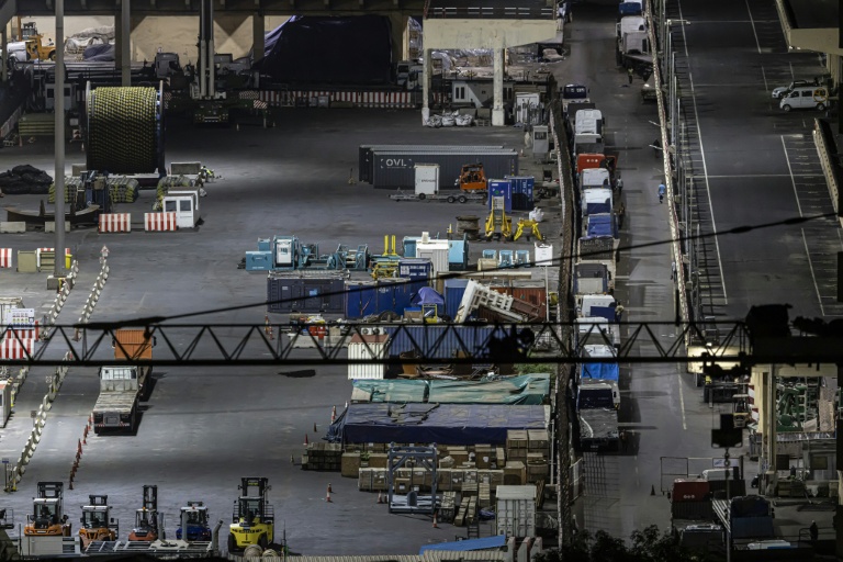 Vue générale du port de Dakar, le 30 juillet 2025