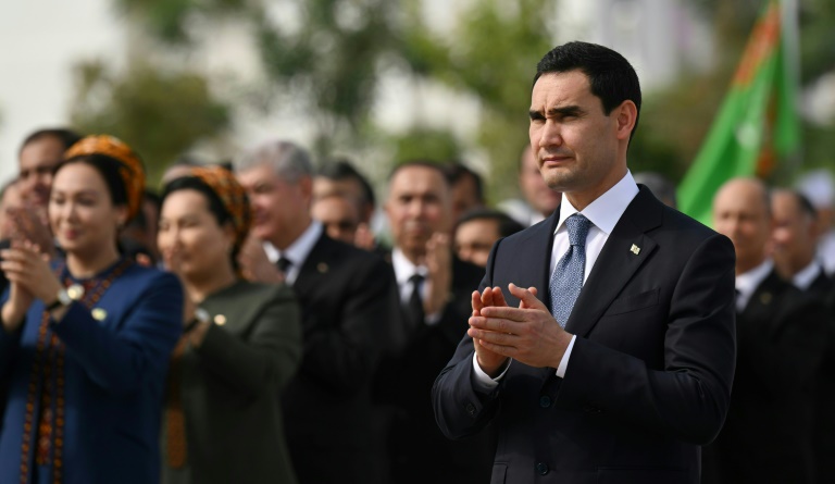 Le président Serdar Berdymoukhamedov, le 29 juin 2023 à Arkadag, au Turkménistan