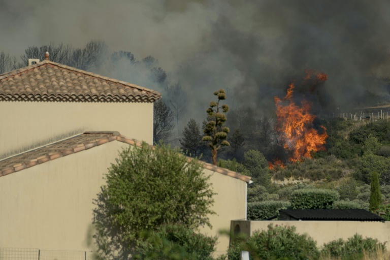 Un incendie à Tournissan, dans l'Aude, le 5 août 2025