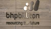 La firme minière autralienne BHP Billiton au centre d'affaires de BHP à Melbourne (Australie), le 18 février 2014