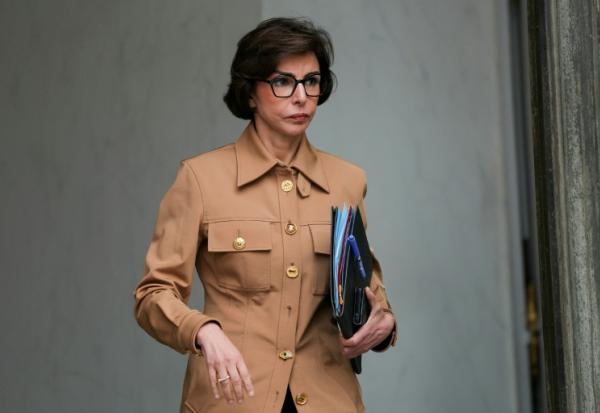 La ministre de la Culture, Rachida Dati, quitte l'Élysée à Paris, le 30 juillet 2025