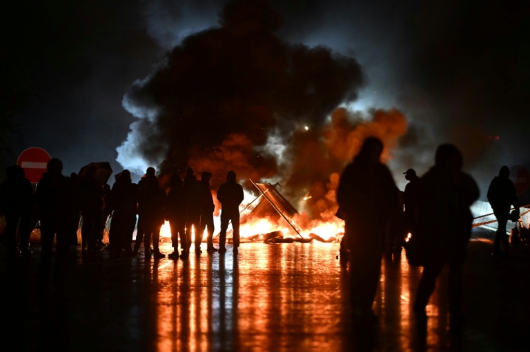 Des manifestants du mouvement 