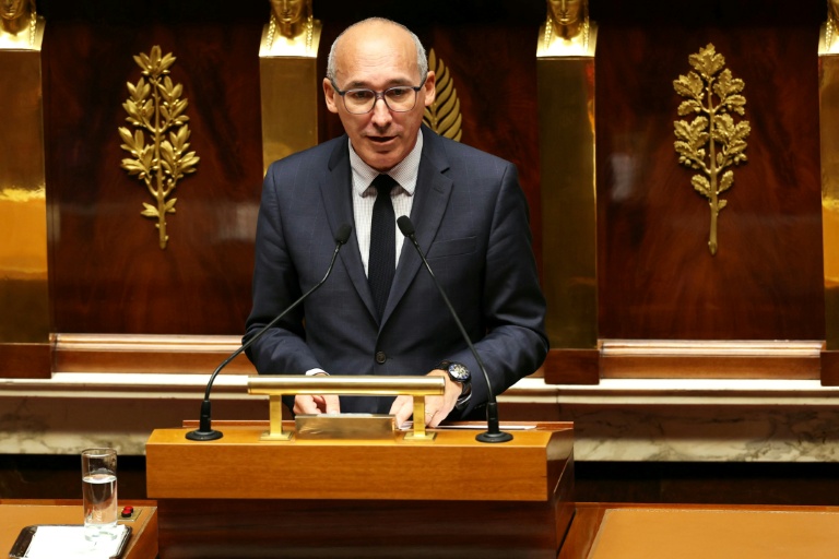 Le président du parti Horizons Paul Christophe, le 14 octobre 2025 à l'Assemblée nationale, à Paris