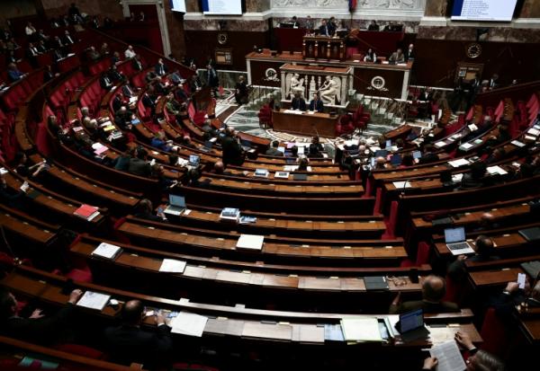 L'hémicycle de l'Assemblée nationale, le 25 octobre 2025