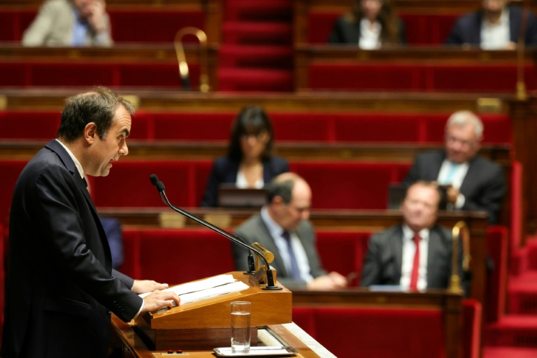 Le Premier ministre Sébastien Lecornu à l'Assemblée nationale, le 24 octobre 2025 à Paris