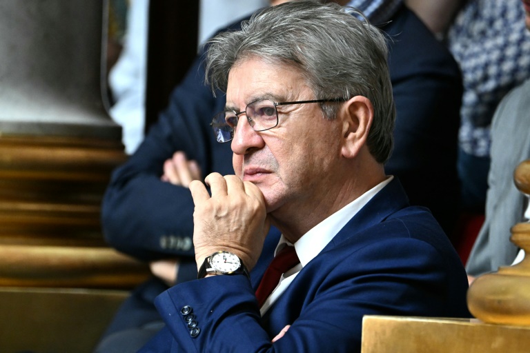 Le leader de La France Insoumise, Jean-Luc Mélenchon, à l'Assemblée nationale, le 8 septembre 2025 à Paris