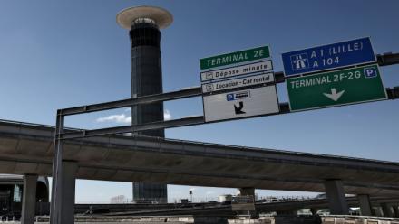 La tour de contrôle de l’aéroport de Roissy-Charles-de-Gaulle, près de Paris, le 3 juillet 2025