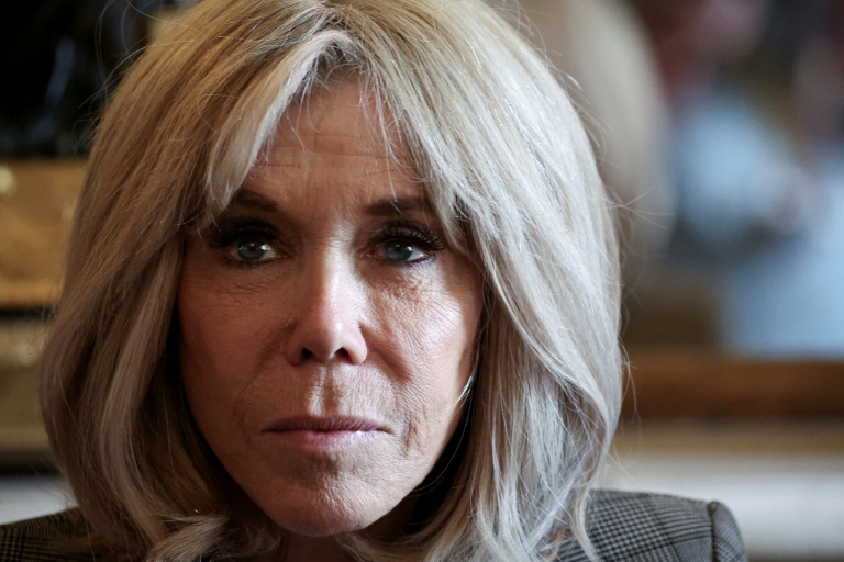 Brigitte Macron lors d'une cérémonie au ministère de la Culture à Paris le 12 mai 2025