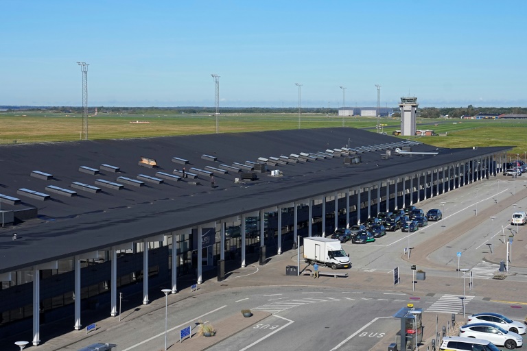 L'aéroport d'Aalborg, le 25 septembre 2025 au Danemark