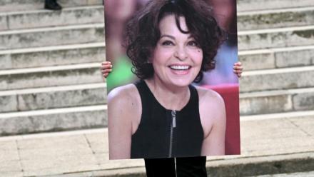 Le portrait d'Isabelle Mergault, au cimetière du Père-Lachaise, Paris, le 30 mars 2026