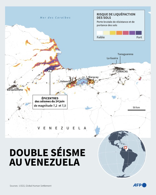 Double séisme au Venezuela