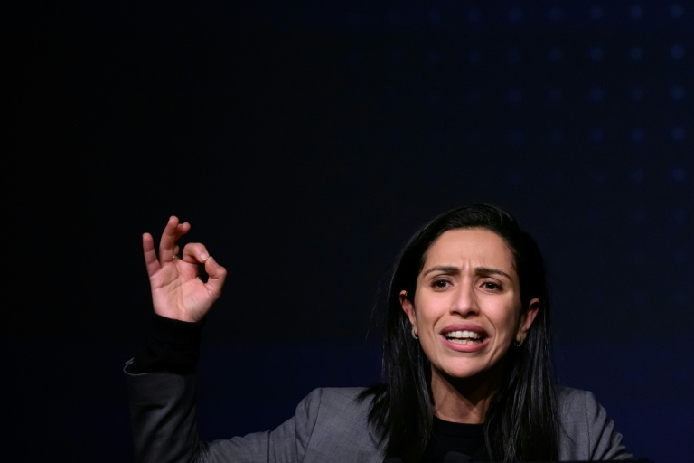 La haute-commissaire à l'Enfance Sarah El Haïry à Nantes le 14 janvier 2026