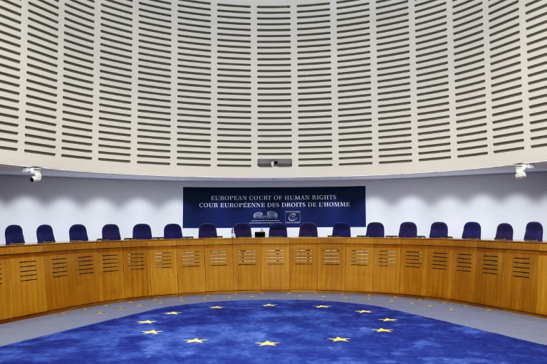 La Cour européenne de justice des droits de l'homme (CEDH), le 4 avril 2024 à Strasbourg