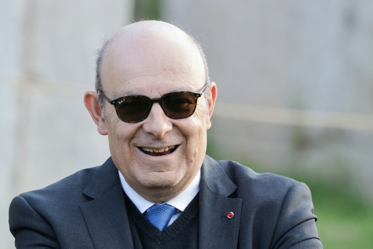 Le PDG de Dassault Aviation Eric Trappier à Athènes en grèce le 24 avril 2026