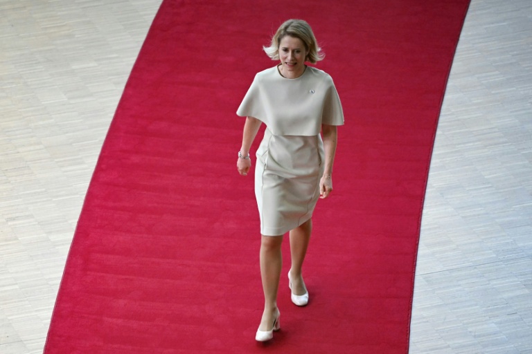 La cheffe de la diplomatie de l'UE Kaja Kallas arrive au sommet européen le 18 juin 2026 à Bruxelles