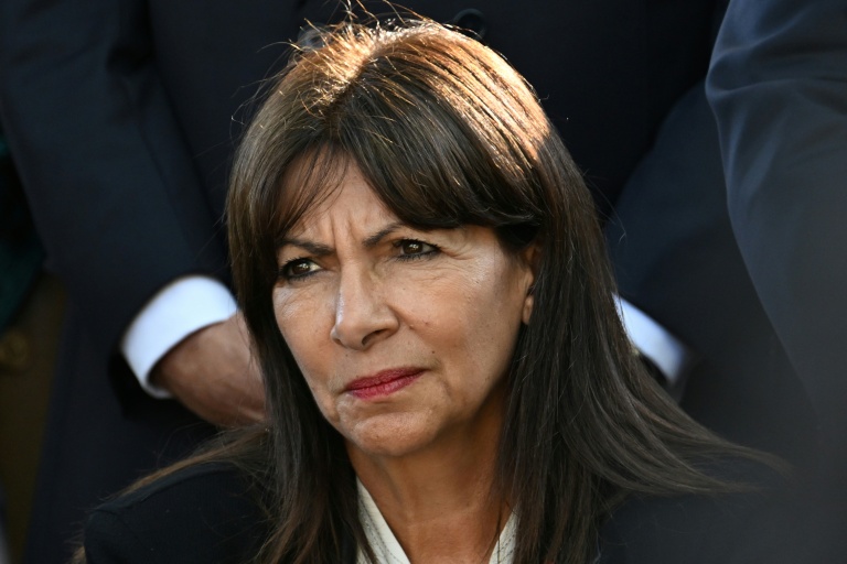 La maire de Paris Anne Hidalgo à Paris le 6 octobre 2023