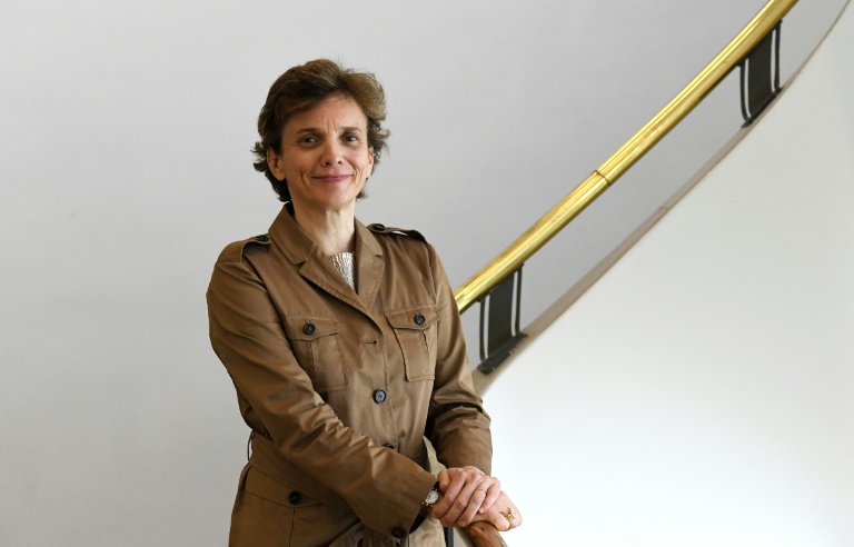 Marie-Laure Denis, présidente de la Commission nationale de l'informatique et des libertés (Cnil), pose à Paris, le 11 mai 2022