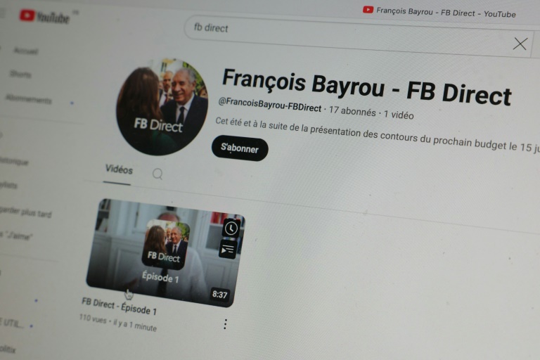 Image captée sur un écran d'ordinateur du premier épisode, sur YouTube, de 