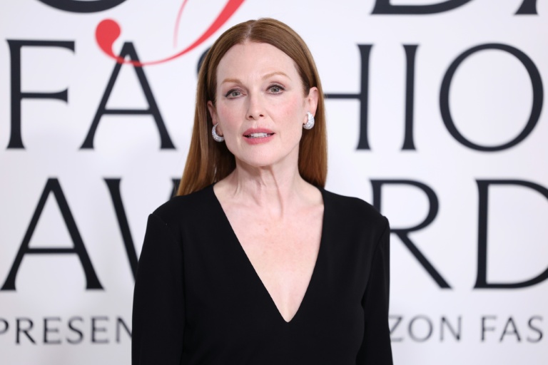 L'actrice américaine Julianne Moore lors des Fashion Awards à New York, le 3 novembre 2020