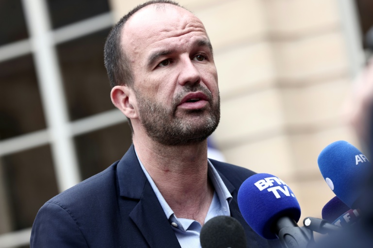 Le coordinateur de LFI Manuel Bompard le 11 juin 2026 à Paris