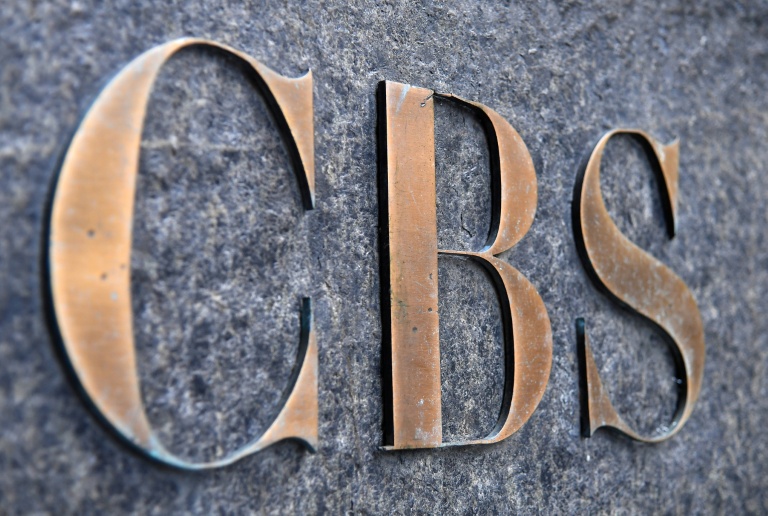 Le logo CBS au siège du groupe à New York, le 6 août 2018