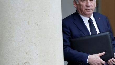 Le Premier ministre François Bayrou à Paris le 21 avril 2025