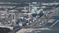 Vue aérienne du site de la centrale nucléaire de Fukushima Daiichi au Japon, le 24 août 2023