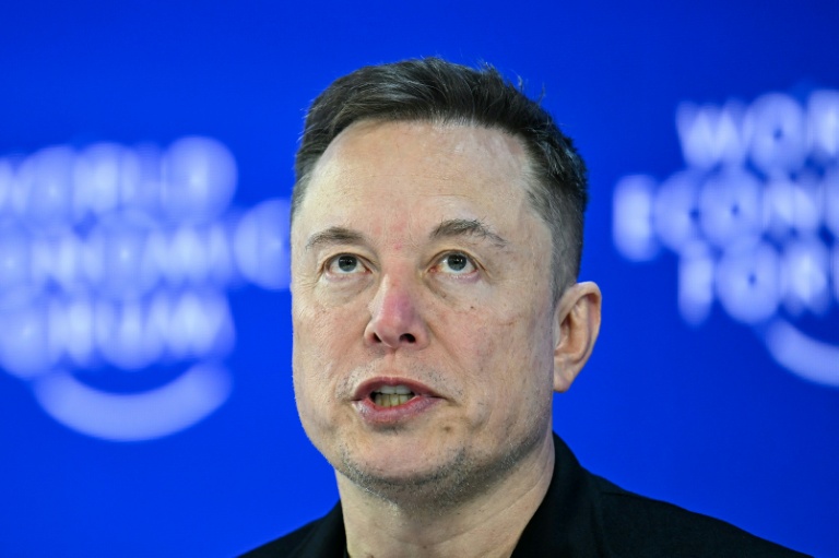 Elon Musk à Davos, en, Suisse, le 22 janvier 2026