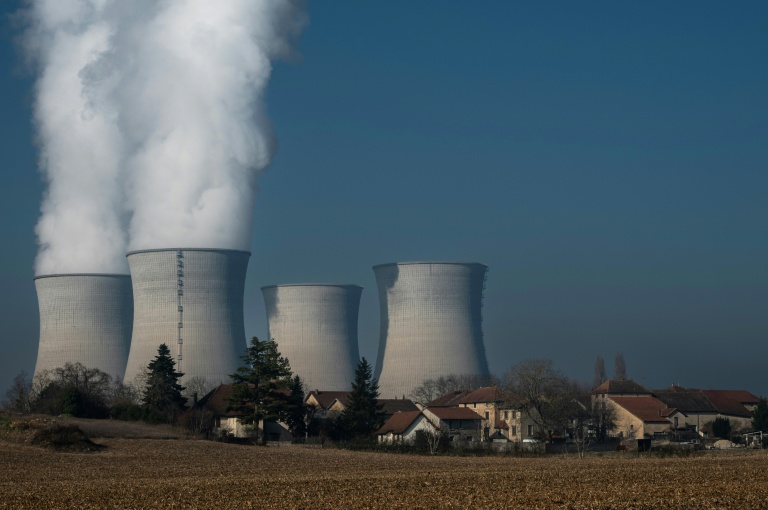 La centrale nucléaire du Bugey à  Saint-Vulbas, le 25 janvier 2022 dans l'Ain