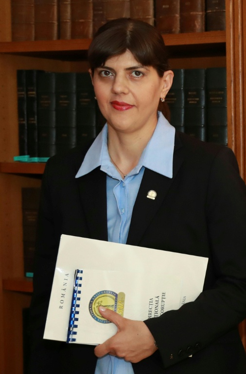 La procureure Laura Kövesi à Paris le 27 juin 2017