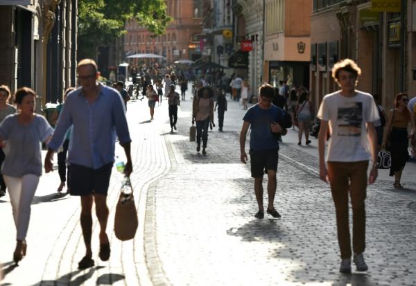 Une rue à Toulouse le 4 juillet 2016