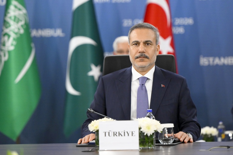 Le chef de la diplomatie turque Hakan Fidan à Istanbul, le 23 octobre 2026