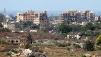 Vue des destructions dans la bande de Gaza, prise du côté israélien de la clôture, le 19 août 2025