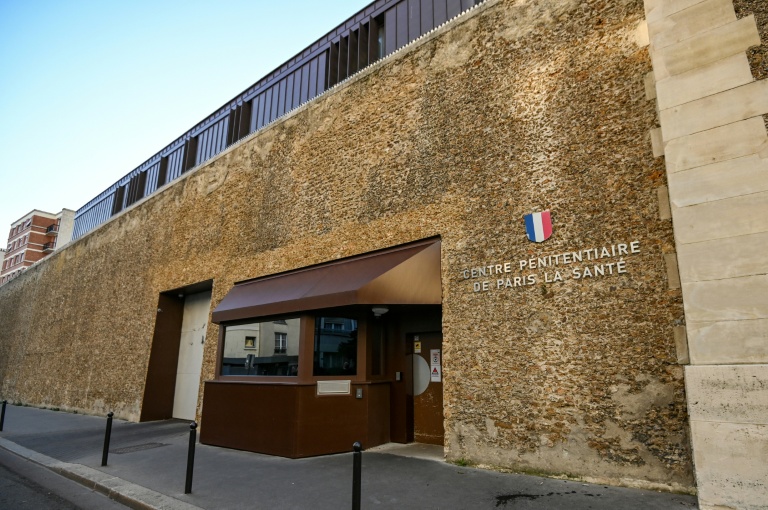 L'entrée de la prison de la Santé à Paris, le 6 novembre 2020