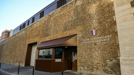 L'entrée de la prison de la Santé à Paris, le 6 novembre 2020