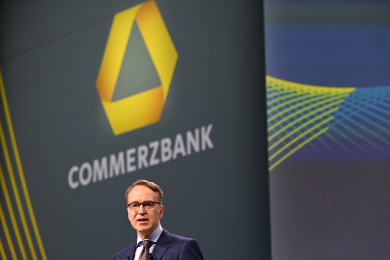 Le président du conseil de surveillance de Commerzbank Jens Weidmann lors de l'AG d'actionnaires à Wiesbaden, le 20 mai 2026