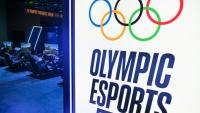 L'affiche de la semaine olympique de l'esport à Singapour, le 22 juin 2023