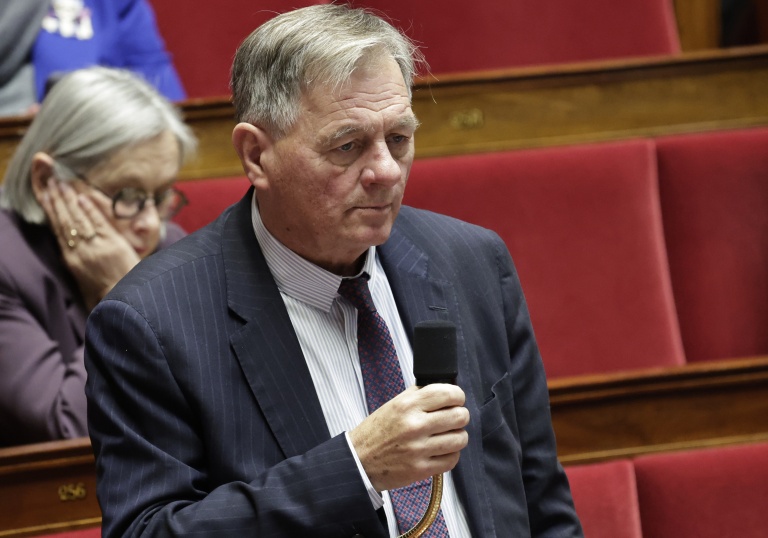 Le député MoDem Cyrille Isaac-Sibille à l'Assemblée nationale à Paris, le 17 décembre 2025