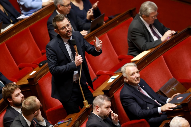 Le député RN Christophe Bentz à l'Assemblée nationale à Paris, le 20 octobre 2026