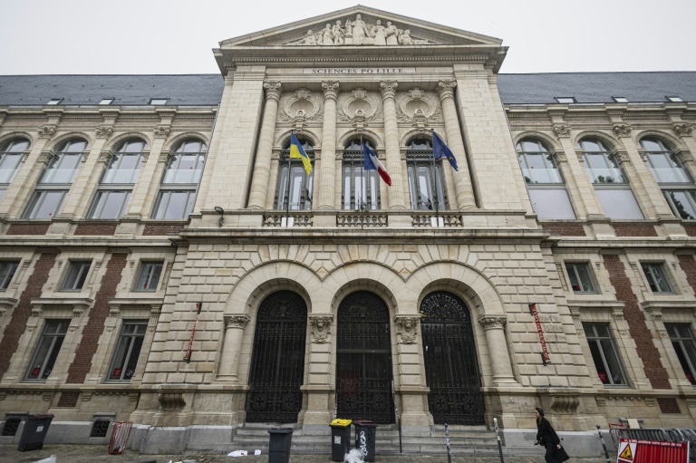 L'Institut d'études politiques de Lille le 2 mai 2024